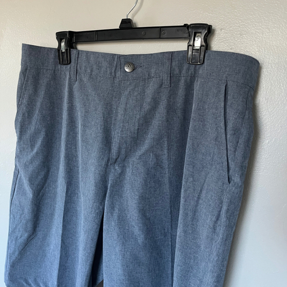 Adidas Men's Gray-Blue Shorts Size 36 - Picture 1 of 6